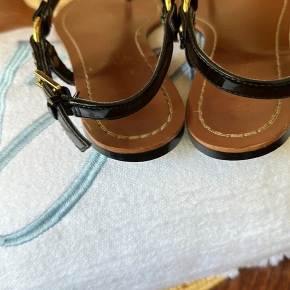 Ralph Lauren Women's Sandals - Black - US 8.5 - Picture 2 of 8